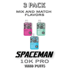 Spaceman 10K Pro Disposable Vape Device | 10000 Puffs - 3PK