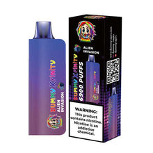Alien Invasion Flavored Dummy Xfinity Disposable Vape Device - 6903 Puffs | thesmokeplug.com - 3PK