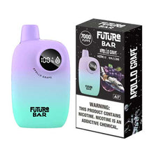 Apollo Grape (Aloe Grape) Flavored Future Bar Ai7 Disposable Vape Device 7000 Puffs 1PC | thesmokeplug.com