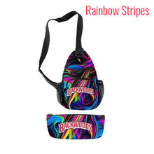 Backwoods Tote Backpack Rainbow Stripes - The Smoke Plug