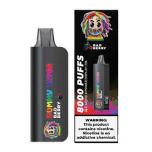 Bad Berry Flavored Dummy Disposable Vape Device with 8000 Puffs