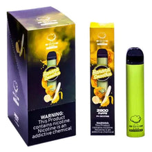 Banana Smoothie flavor Bomb Lux Disposable Vape 10PK | thesmokeplug.com