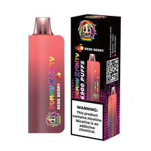 Bebe Berry Flavored Dummy Xfinity Disposable Vape Device - 6904 Puffs | thesmokeplug.com - 3PK