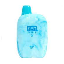 Blue Icy Flavored Flum Pebble Disposable Vape Device - 6000 Puffs | thesmokeplug.com - 10PK