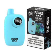 Blue Moon (Blueberry Mint) Flavored Future Bar Ai7 Disposable Vape Device 7000 Puffs 1PC | thesmokeplug.com