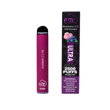 Blueberry CC flavored Fume ULTRA Disposable Vape Device 2500Puffs - 10PK