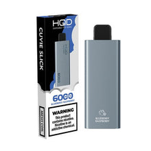 Blueberry Raspberry Flavored HQD Cuvie Slick Disposable Vape Device 6000 Puffs β 1PC | thesmokeplug.com