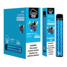 Blueberry Ice flavored Airis MAX Disposable Vape Device 1600 Puffs