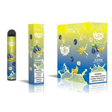 Bluenana flavored LOY XL Disposable Vape Pod 1500 puffs