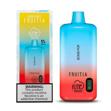 Bomb Pop Flavored Fume FRUITIA Disposable Vape Device - 8000 Puffs | thesmokeplug.com - 6PK