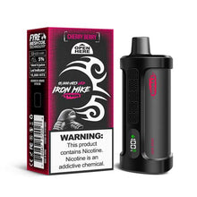 Cool Mint Flavored Tyson 2.0 Iron Mike Disposable Vape Device - 1500 Puffs | thesmokeplug.com - 1PC