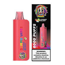 Cosmic Blast Flavored Dummy Disposable Vape Device with 8000 Puffs