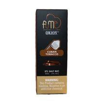 FUME Cuban Tobacco Salt Nic Juice E-Liquid 30ml Bottle | thesmokeplug.com