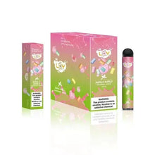 Dubble Bubble flavored LOY XL Disposable Vape Pod 1500 puffsGrape Slushie flavored LOY XL Disposable Vape Pod 1500 puffs