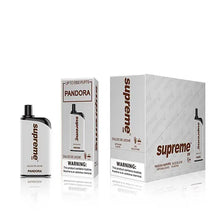 Dulce De Leche flavor Supreme Pandora Disposable Vape Device 5500 Puffs