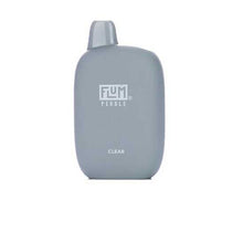 Clear Flavored Flum Pebble 6000 Disposable Vape Device giving 6000 Puffs | thesmokeplug.com - 10PK