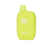 Strawmelon Apple Flavored Flum Pebble 6000 Disposable Vape Device giving 6000 Puffs | thesmokeplug.com - 10PK