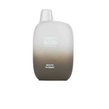 White Gummy Flavored Flum Pebble 6000 Disposable Vape Device giving 6000 Puffs | thesmokeplug.com - 10PK