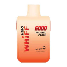 Frosted Peach Flavored Whiff Hero Disposable Vape Device