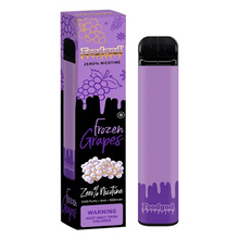 Frozen Grapes Flavored Foodgod ZERO 0% Disposable Vape Device