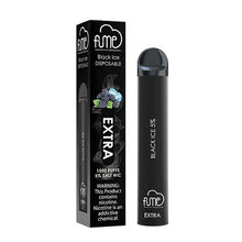 FUME EXTRA 5mg Black Ice Flavored Disposable Vape - 3PK