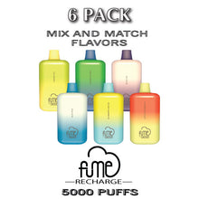 Fume RECHARGE Disposable Vape Device | 5000 Puffs – 6Pk