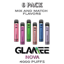 Glamee Nova Disposable Vape Pod | 4000 PUFFS – 6PK