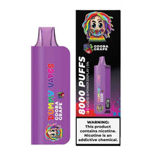 Gooba Grape Flavored Dummy Disposable Vape Device with 8000 Puffs