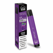 Grape Soda flavored Airis MEGA Disposable Vape Device 2000 Puffs