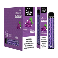Grape Ice flavored Airis MAX Disposable Vape Device 1600 Puffs