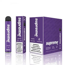 Grape flavor Supreme MAX Disposable Vape Device 2000 Puffs