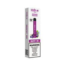 Grapey Ice Flavored Squid 1.6K Disposable Vape Device