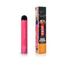 Gummy Bears flavored Fume ULTRA Disposable Vape Device 2500Puffs - 10PK