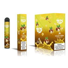 Hazelnut Banana flavored LOY XL Disposable Vape Pod 1500 puffs