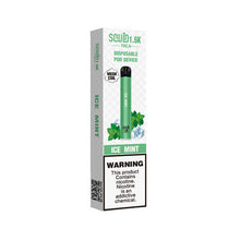 Ice Mint Flavored Squid 1.6K Disposable Vape Device