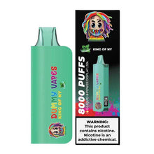 King of NY Flavored Dummy Disposable Vape Device with 8000 Puffs
