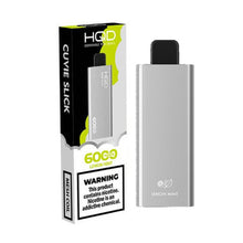 Lemon Mint Flavored HQD Cuvie Slick Disposable Vape Device 6000 Puffs β 1PC | thesmokeplug.com