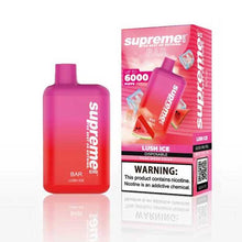 Lush Ice Flavored Supreme BAR Disposable Vape Device 6000 Puffs 1PC