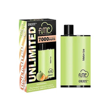 Mint Ice Flavored Fume UNLIMITED Disposable Vape Device