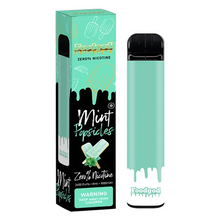 Mint Popsicles Flavored Foodgod ZERO 0% Disposable Vape Device