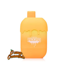 Orange Creamsicle Flavored Packspod by Packwoods Disposable Vape Device 5000 puffs