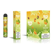 Papaya Citrus flavored LOY XL Disposable Vape Pod 1500 puffs