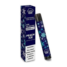 Peach Ice flavored Airis MEGA Disposable Vape Device 2000 Puffs