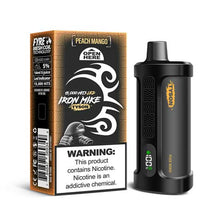 Peach Raspberry Flavored Tyson 2.0 Iron Mike Disposable Vape Device - 1500 Puffs | thesmokeplug.com - 1PC
