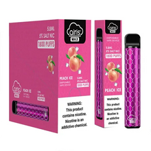 Peach Ice flavored Airis MAX Disposable Vape Device 1600 Puffs
