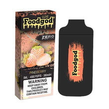 Pineberry Flavored Foodgod Luxe ZERO 0% Disposable Vape Device 2400 puffs