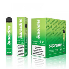 Pure Mint flavor Supreme MAX Disposable Vape Device 2000 Puffs