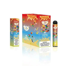 Rainbow flavored LOY XL Disposable Vape Pod 1500 puffs