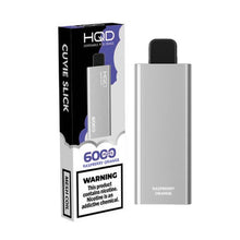 Raspberry Orange Flavored HQD Cuvie Slick Disposable Vape Device 6000 Puffs β 1PC | thesmokeplug.com