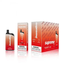 Red Apple flavor Supreme Pandora Disposable Vape Device 5500 Puffs